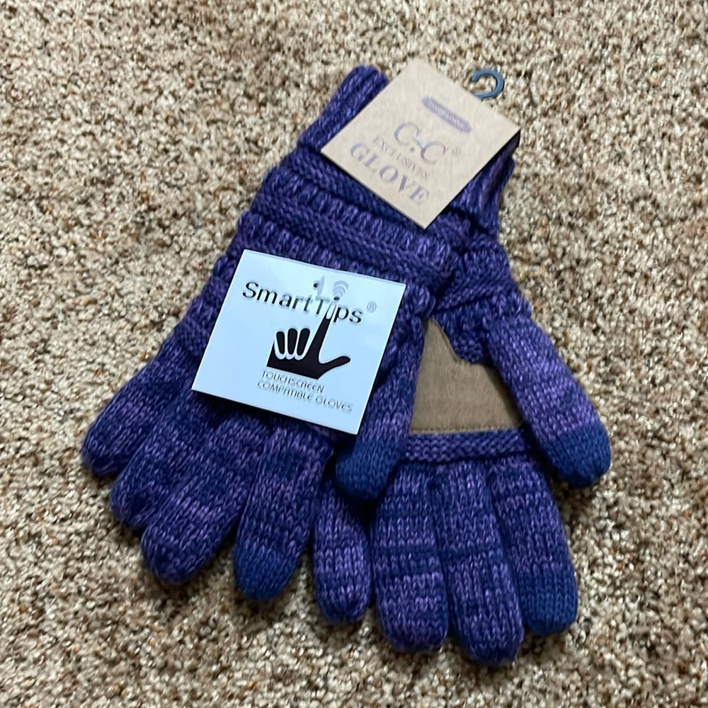 NWT Women’s Smart Tips Touchscreen Winter Gloves